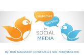 Customer Service in Social Media (by Rade Tampubolon)