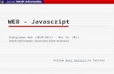 Web Programming - Javascript