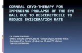Gede Pardianto - Corneal cryo therapy for Descemetocele