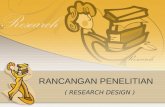 Rancangan penelitian (research design)