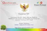Koperasi NP : Indonesia Mandiri, Maju, Adil dan Makmur