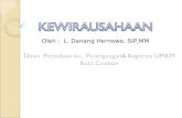 Pengantar KEWIRAUSAHAAN by L.Danang Hernowo, SIP MM