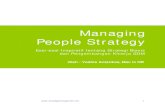Managing people-strategy