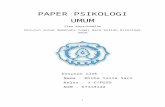 Paper Psikologi Umum, *Ilmu Kepribadian