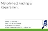 Metode fact finding & requirement