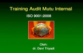 Training audit mutu internal iso 9001