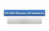 Visi Misi Kampus di Indonesia (2012)