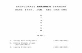 EKSPLORASI DOKUMEN STANDAR DARI IEEE, ISO, SEI DAN OMG