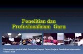 Penelitian dan Profesionalisme guru