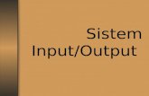 Sistem input output