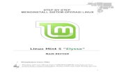 Step by step mengistall linux mint