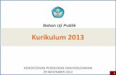 Bahan ujipublik kurikulum2013