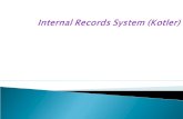 05 internal record systm(kotler)
