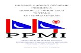Undang undang no. 13 tahun 2003 tentang ketenagakerjaan (edit ppmi)