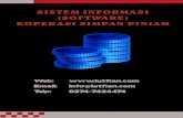 Sistem Informasi Software Koperasi Simpan Pinjam