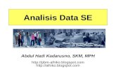 Slide II - Analisis Data Surveilans Epidemiologi
