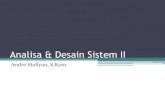Analisa & Desain Sistem II-Dasar PBO