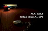 Matriks Kelas Xii Ips