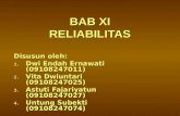 BAB XI Reliabilitas