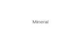 Modul 5a - Minerals, Definition & Classes [versi Indonesia]