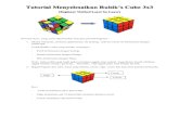 Tutorial Menyelesaiakn Rubik's Cube 3x3