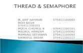 Thread & Semaphore