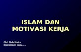 Islam Dan Motivasi Kerja