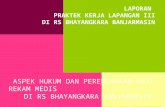 Laporan PKL III RS Bhayangkara Bjm