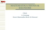 1 Pendahuluan Matematika Bisnis Ekonomi