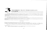 Bab3-Matriks Dan Persamaan Linier