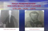 Masa Pemerintahan Van Den Bosch Dan Cultuur Stelsel