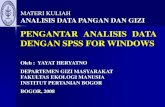 Kul 14. Pengantar Analisis Data SPSS for Windows