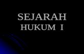 SEJARAH HUKUM I