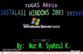 Presentasi-Instalasi Windows 2003 Server