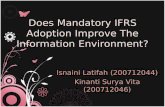 Does Mandatory IFRS Adoption I
