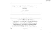 Kuliah 7 - Material Requirement Planning