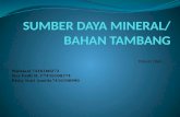 SDA Mineral dan Bahan Tambang di Indonesia Power Point
