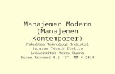 MODUL 12 - TM Manajemen Kontemporer