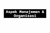 Aspek Manajemen & Organisasi