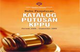 Katalog Putusan KPPU 2009