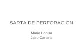 Mario Bonilla Sarta de Perforacion