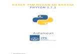 Dasar Pemrogaman Python 2.7.2