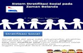 Sistem Stratifikasi Sosial Pada Zaman Belanda