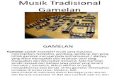 Musik Tradisional Gamelan