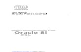 Oracle Fundamental