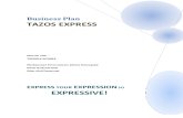 Business Plan Tazos Express