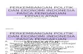 Perkembangan Politik Eko Indonesia Pac.pengakuan Kedaulatan