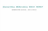 Genetika Mikrobia BIO 4057'11-1