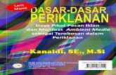 Buku "Dasar-Dasar Periklanan"_Kanaidi (ISBN: 978 602 18862 2 9) - 2011