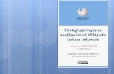 Lanin (2012) Strategi Peningkatan Kualitas Ilmiah Wikipedia Bahasa Indonesia - Presentasi